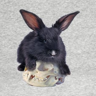 Skull Bunny - Grey Version T-Shirt